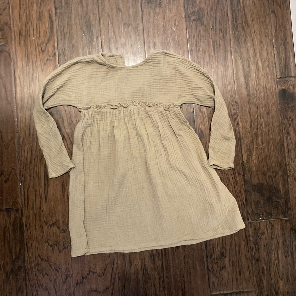 The Simple Folk Muslin Dress in Sage